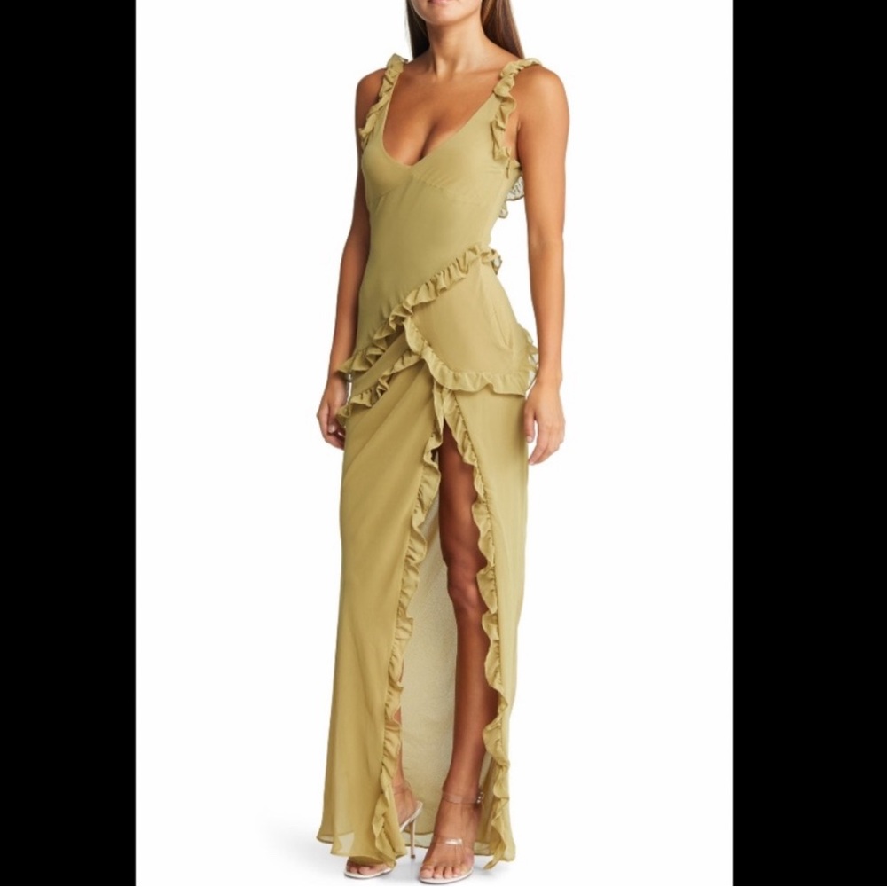 House of CB Pixie Ruffle Maxi Dress